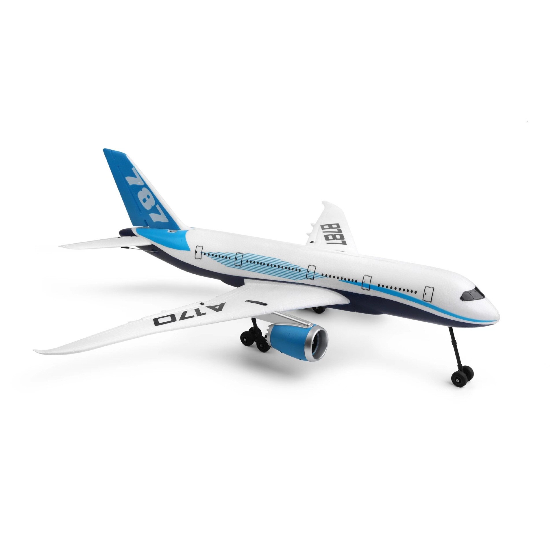 DIY EPP 원격 제어 항공기 RC 드론 보잉 787 고정익 비행기 자이로 비행기 키트, 어린이 야외 장난감